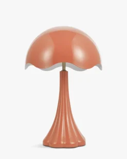 Lampe de table, Terracotta glossy, H52 Tulip