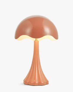 Lampe de table, Terracotta glossy, H52 Tulip