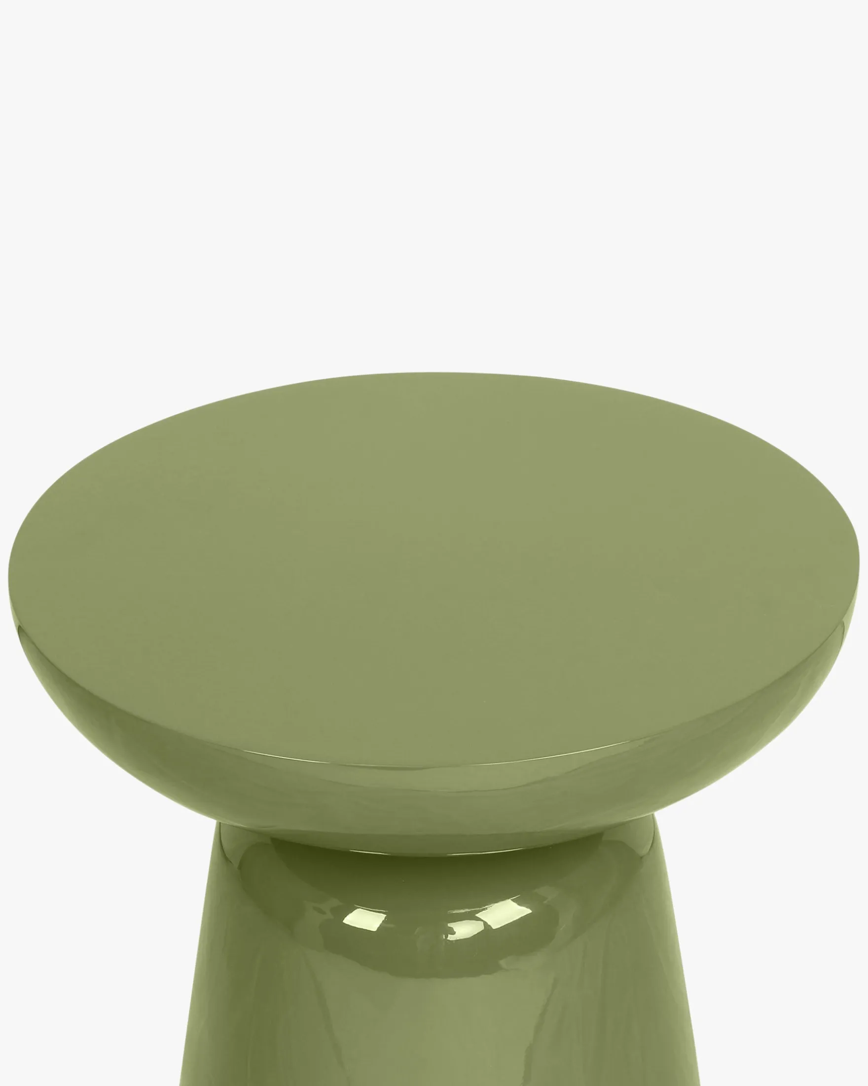 Meuble d'appoint, Fibre de verre kaki glossy, H44 Cersei