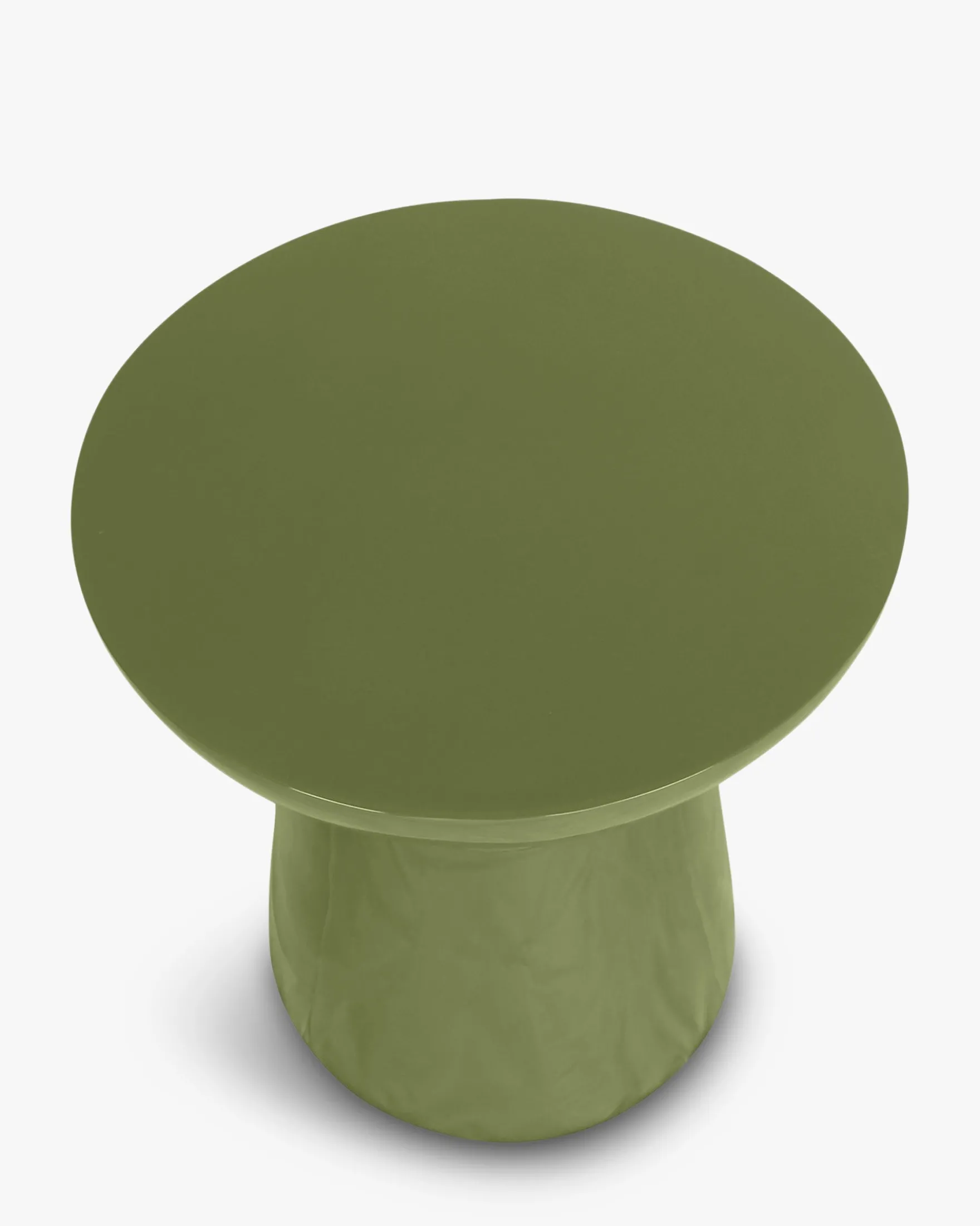 Meuble d'appoint, Fibre de verre kaki glossy, H44 Cersei
