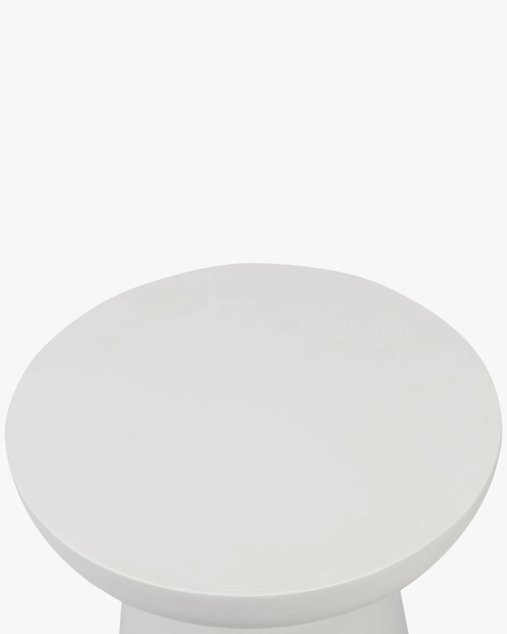 Meuble d'appoint, Fibre de verre blanc coco, H44 Cersei