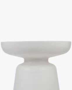 Meuble d'appoint, Fibre de verre blanc coco, H44 Cersei