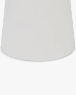 Meuble d'appoint, Fibre de verre blanc coco, H44 Cersei