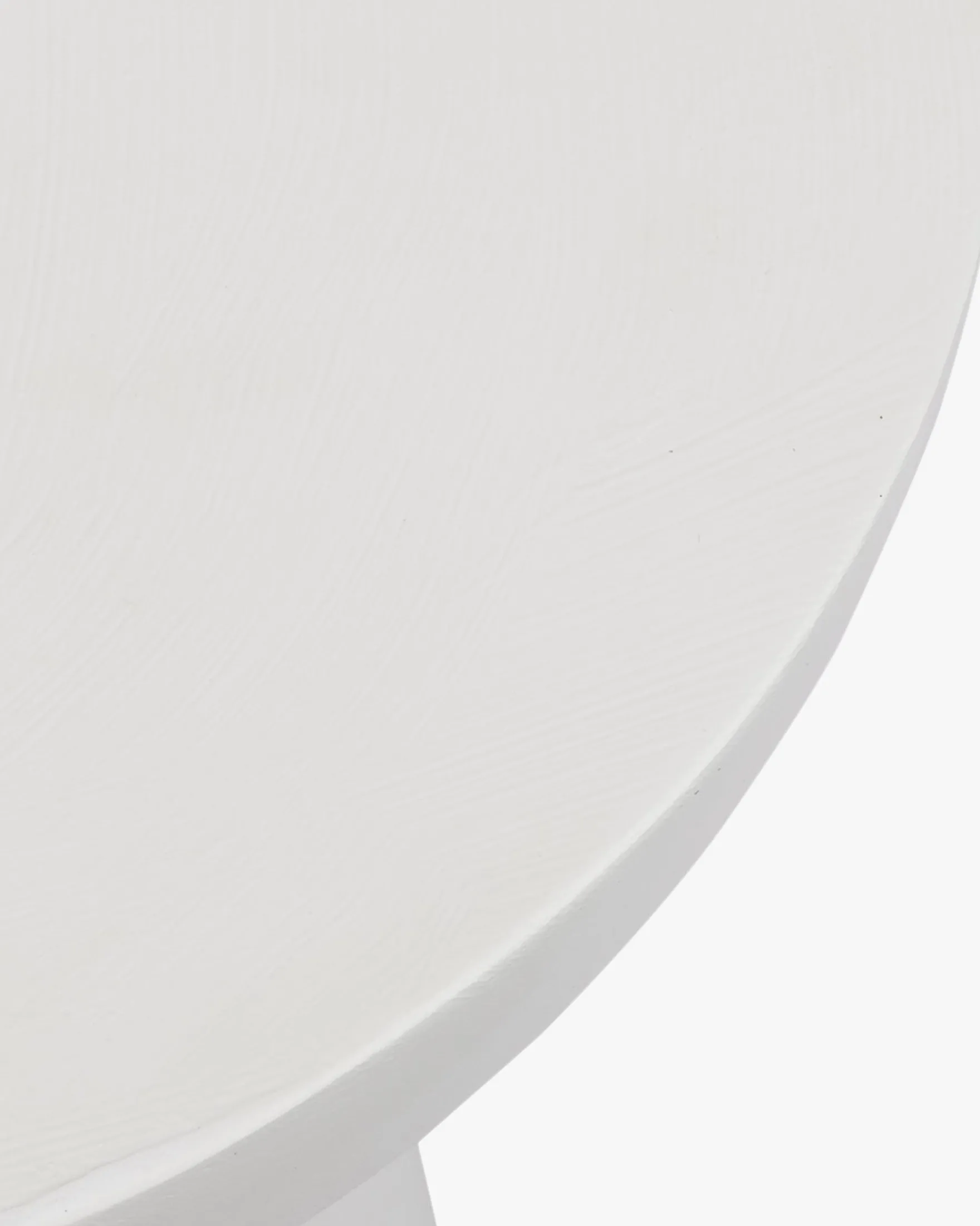 Meuble d'appoint, Fibre de verre blanc coco, H44 Cersei