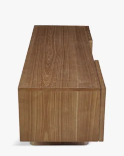 Meuble TV, Bois de frêne teinte noyer, L150 Cooper