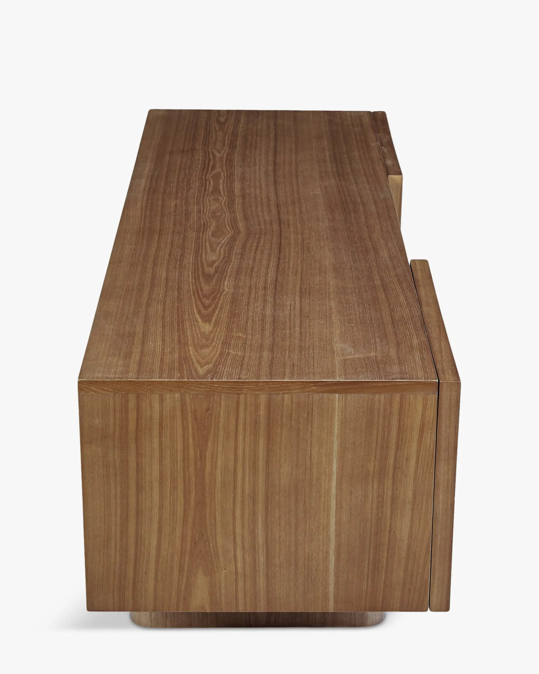 Meuble TV, Bois de frêne teinte noyer, L150 Cooper
