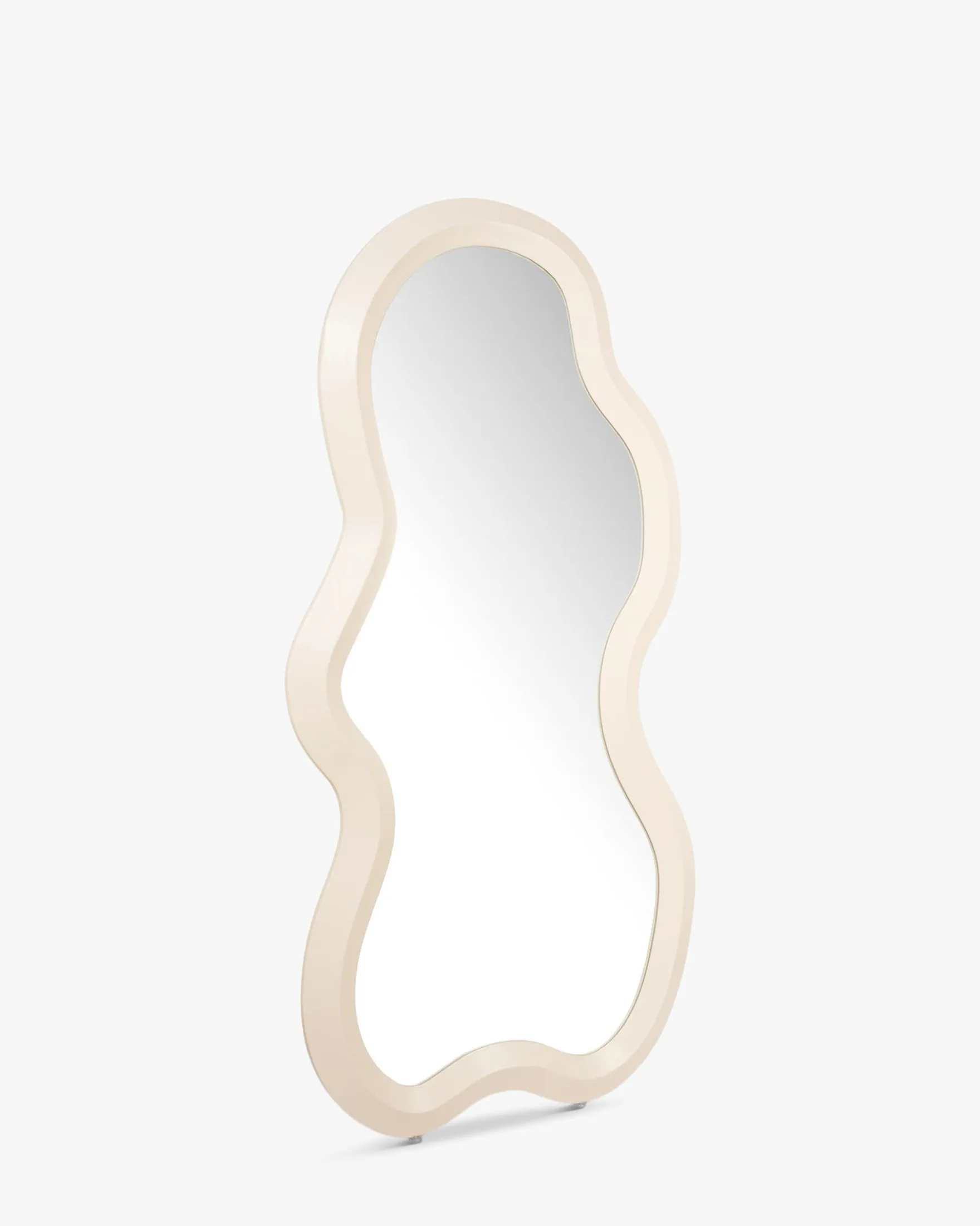 Miroir organique, Beige nude, H180 Cowara