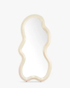 Miroir organique, Beige nude, H180 Cowara
