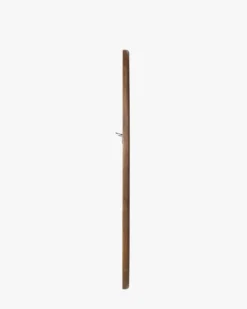 Miroir organique, Bois de Paulownia teinte noyer, H89,5 Nubia
