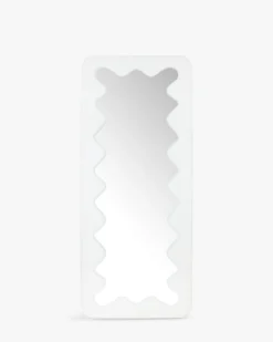 Miroir organique, Velours teddy, H170 Papeete