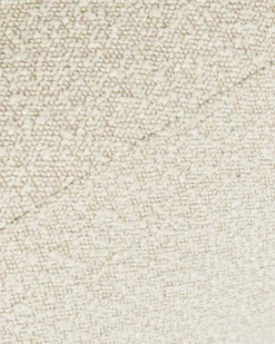 Pouf, Blanc avoine bouclé, H40 Volta