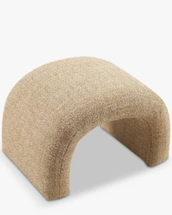 Pouf, Jaune moucheté Flow