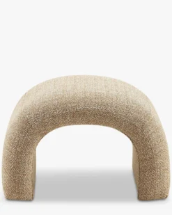 Pouf, Jaune moucheté Flow