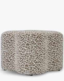 Pouf, Marron léopard, H40 Ipsy