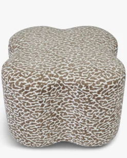 Pouf, Marron léopard, H40 Ipsy