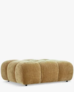 Pouf modulable, Camel crêpé Waffle