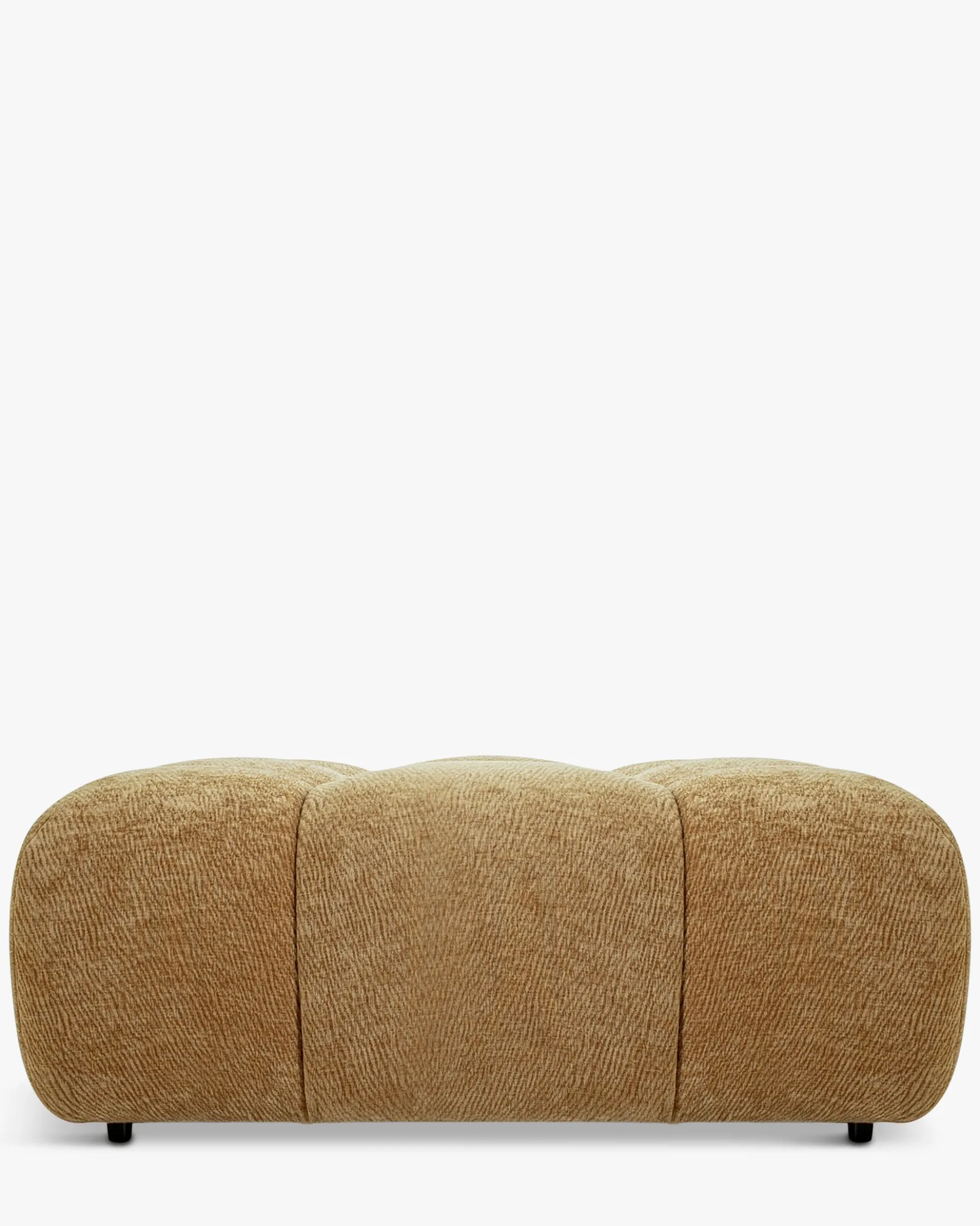 Pouf modulable, Camel crêpé Waffle