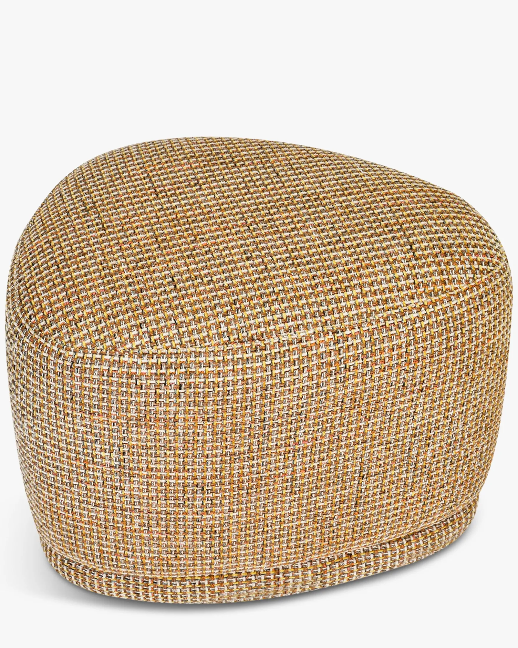 Pouf, Tweed jaune miami, H41 Enzo
