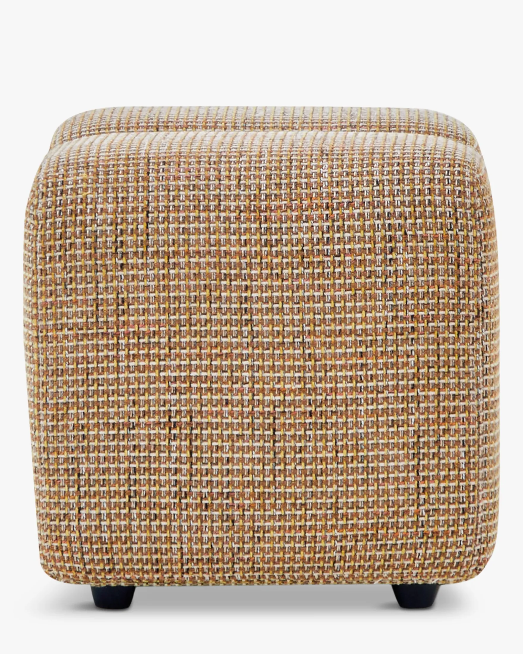 Pouf, Tweed jaune miami, H40 Nami