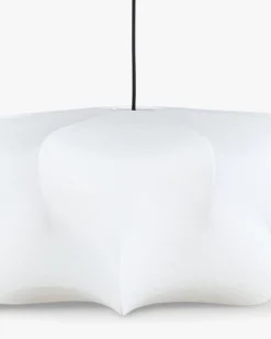 Suspension, Blanc satiné & laiton brossé, ajustable Aichi