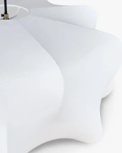 Suspension, Blanc satiné & laiton brossé, ajustable Aichi