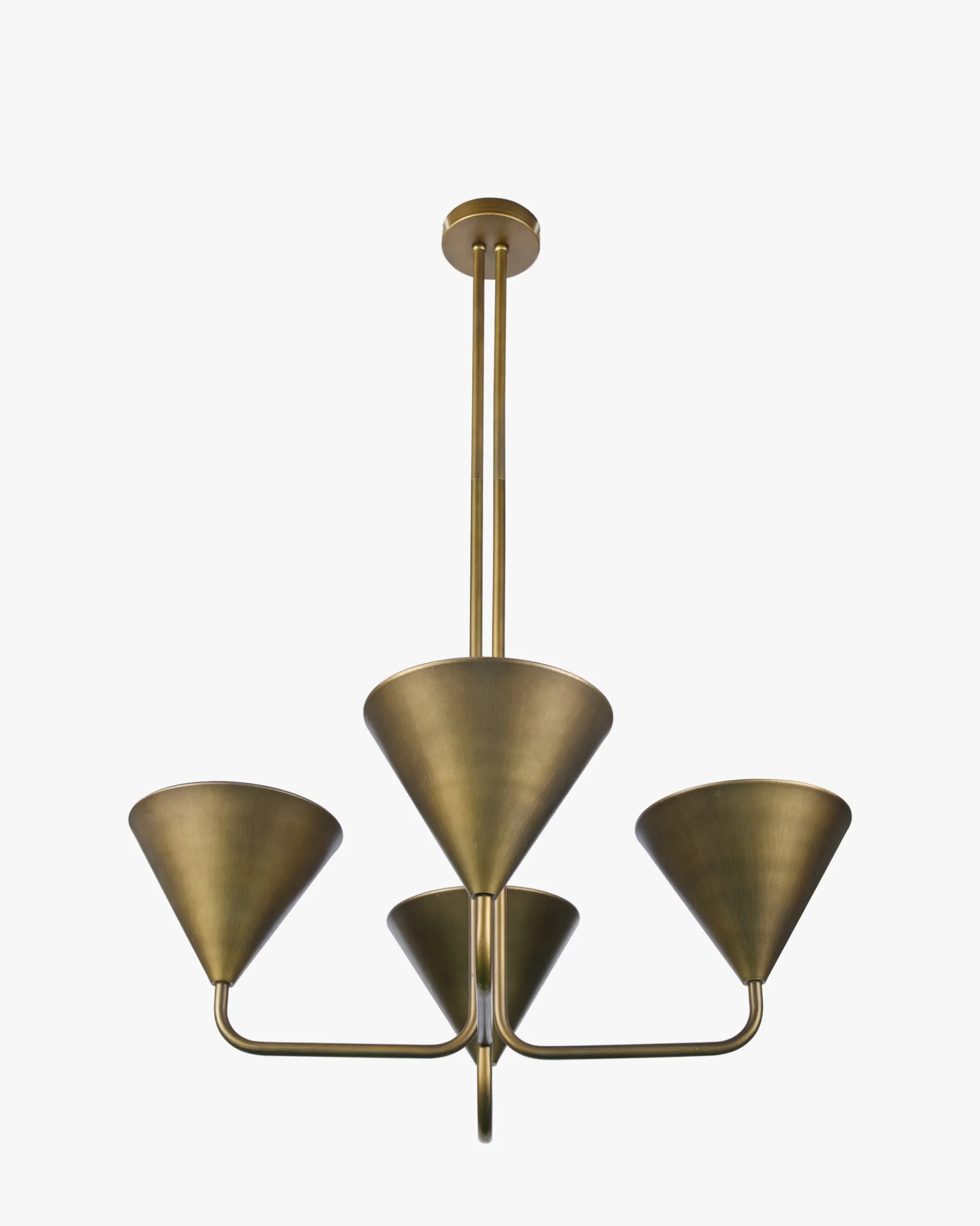 Suspension, Métal Finition Bronze, Ø68 Albatre