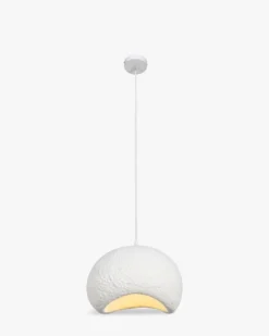 Suspension organique, Texturisation blanche, Ø32 Minorque S