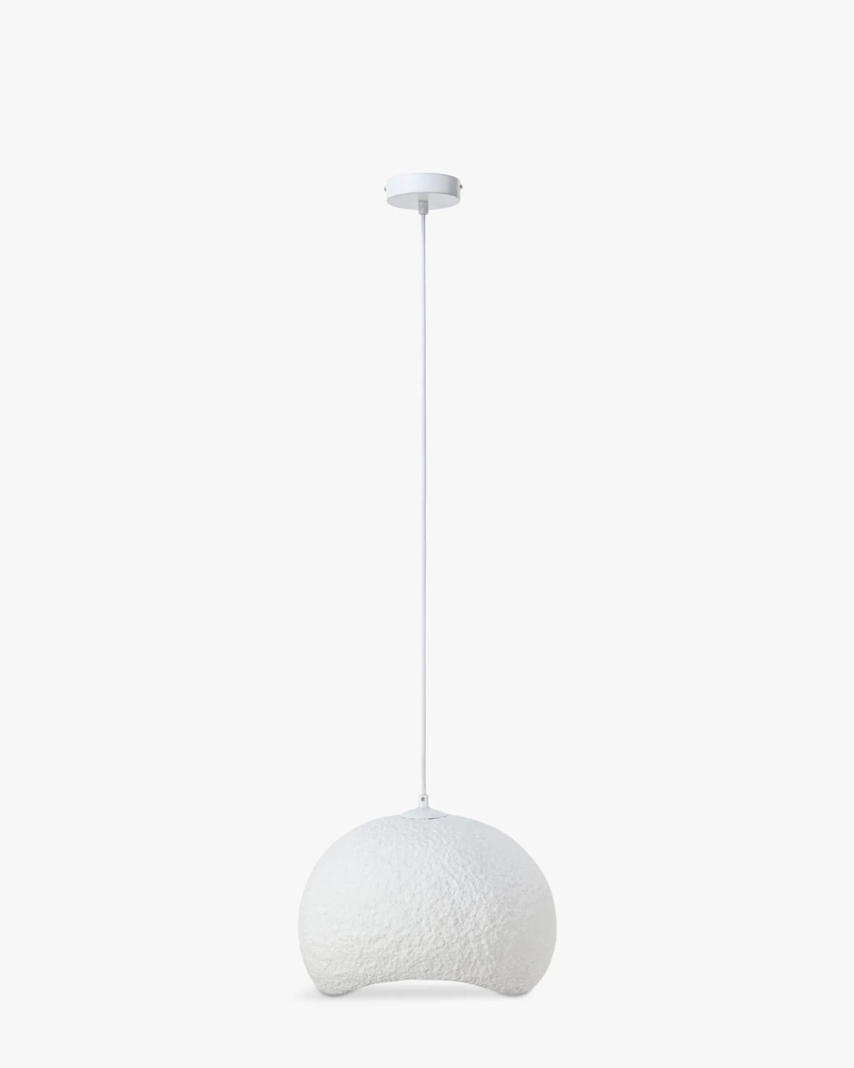 Suspension organique, Texturisation blanche, Ø32 Minorque S
