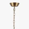 Suspension, Raphia & fer doré, ajustable Albane