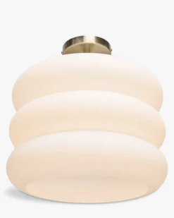 Suspension, Verre blanc & métal doré, ajustable Ø35 Houston