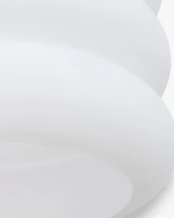 Suspension, Verre blanc & métal doré, ajustable Ø35 Houston