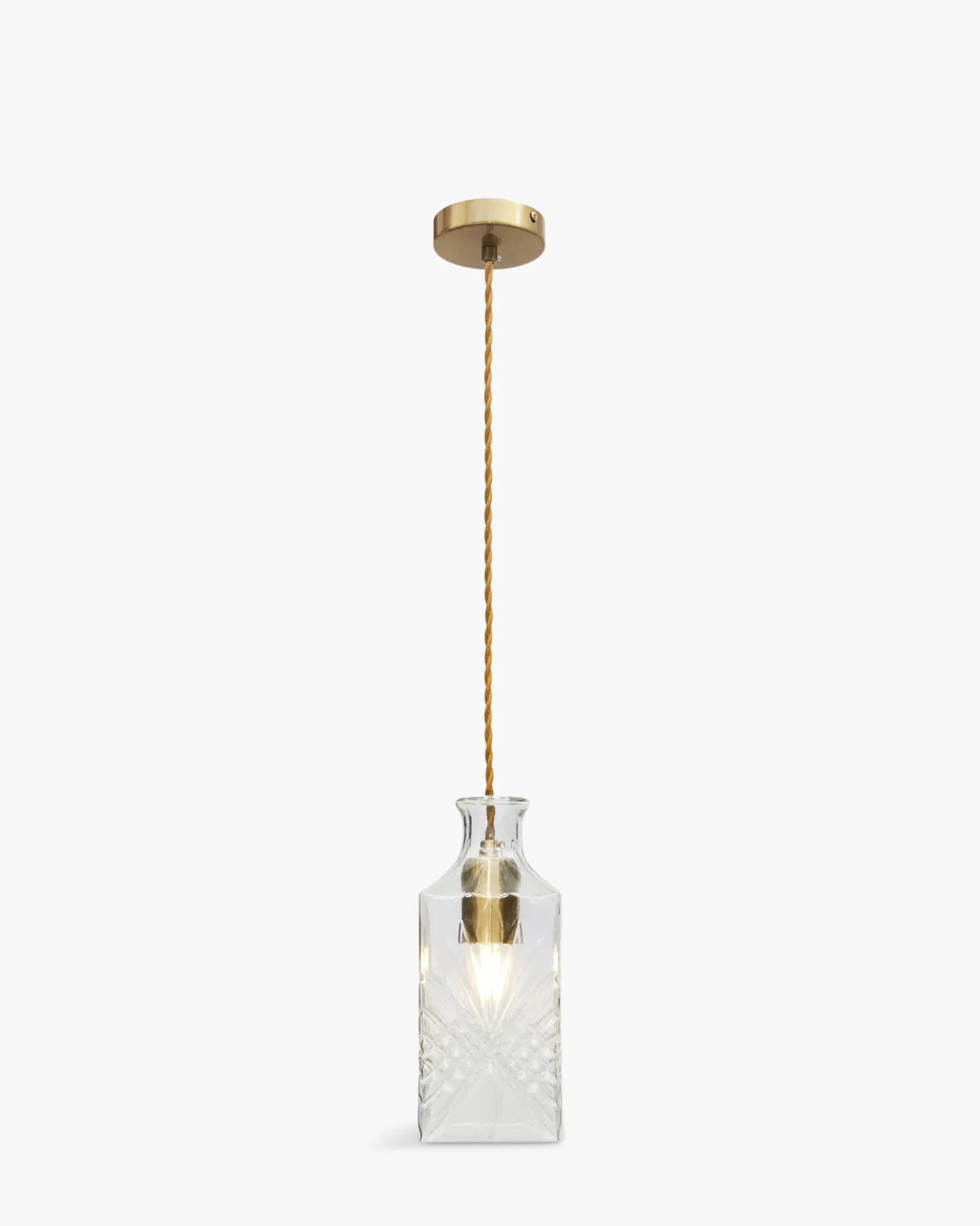 Suspension, Verre carafe, H24 Adler