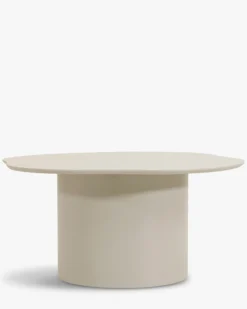 Table basse, Beige argile, Ø87 Estelle