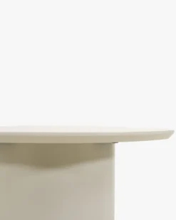 Table basse, Beige argile, Ø87 Estelle