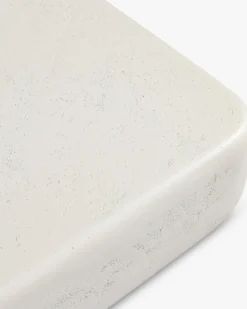 Table basse, Blanc effet ciment, L110 Lithos