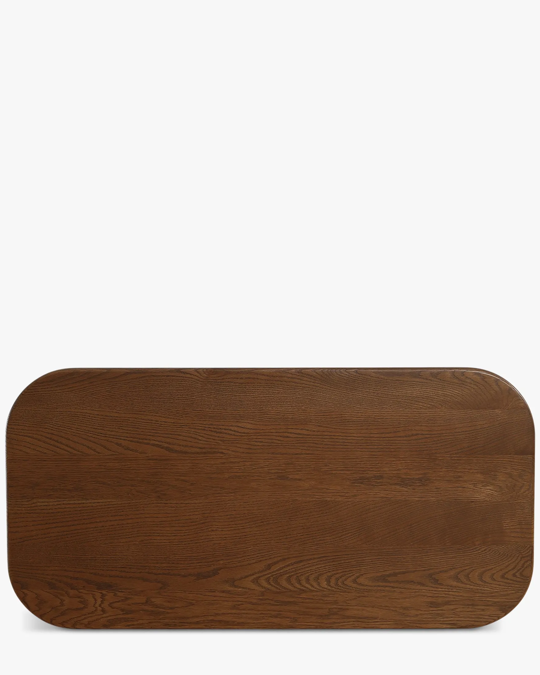 Table basse, Bois de chêne massif teinte noyer, L110 Ellios