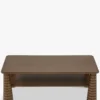 Table basse, Bois de Frêne Teinte Noyer, L120 Temba