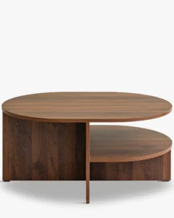 Table basse, Bois noyer, Ø80 Kyoto