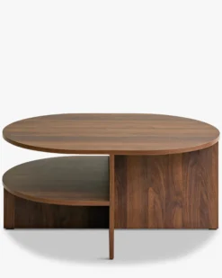 Table basse, Bois noyer, Ø80 Kyoto