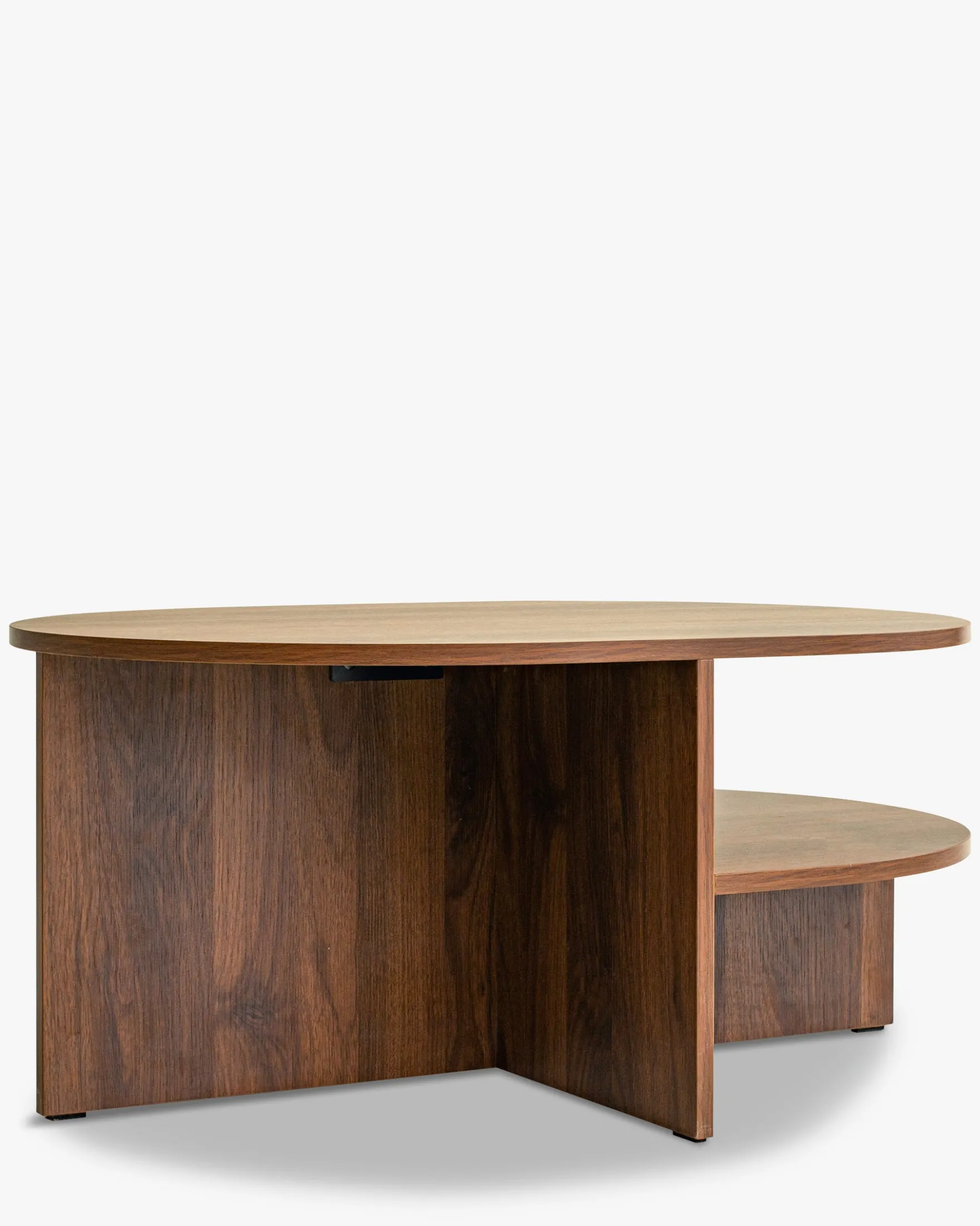 Table basse, Bois noyer, Ø80 Kyoto