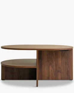 Table basse, Bois noyer, Ø80 Kyoto