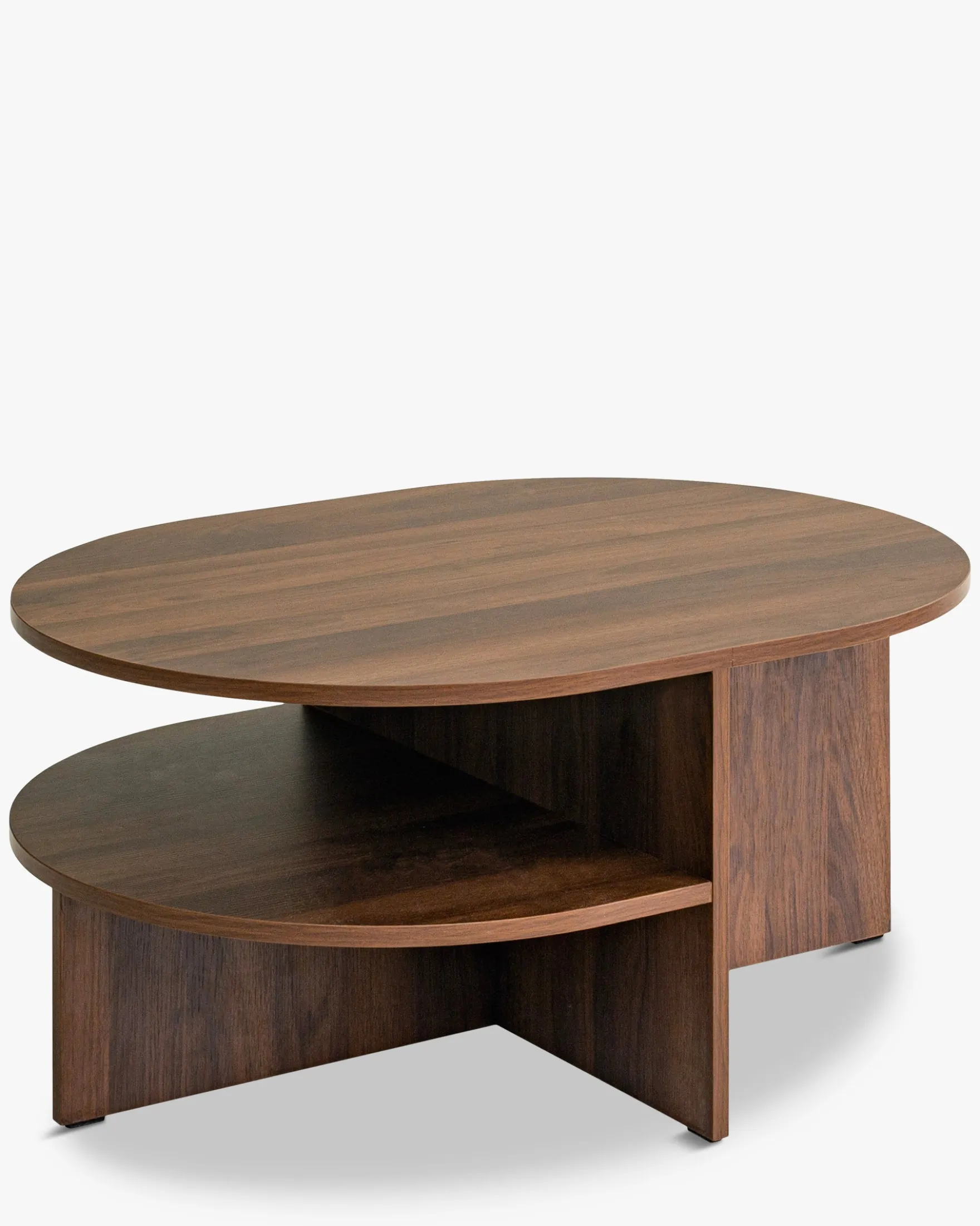 Table basse, Bois noyer, Ø80 Kyoto