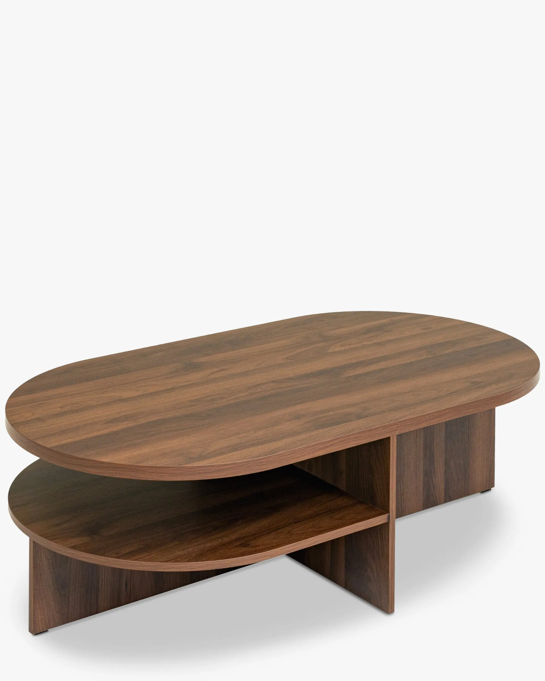 Table basse, Bois noyer, Ø120 Kyoto