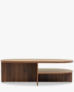 Table basse, Bois noyer, Ø120 Kyoto
