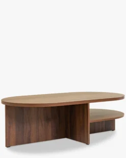 Table basse, Bois noyer, Ø120 Kyoto