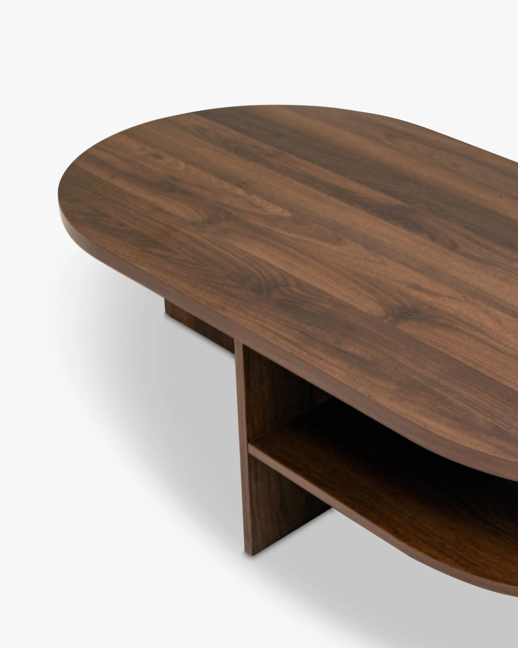 Table basse, Bois noyer, Ø120 Kyoto