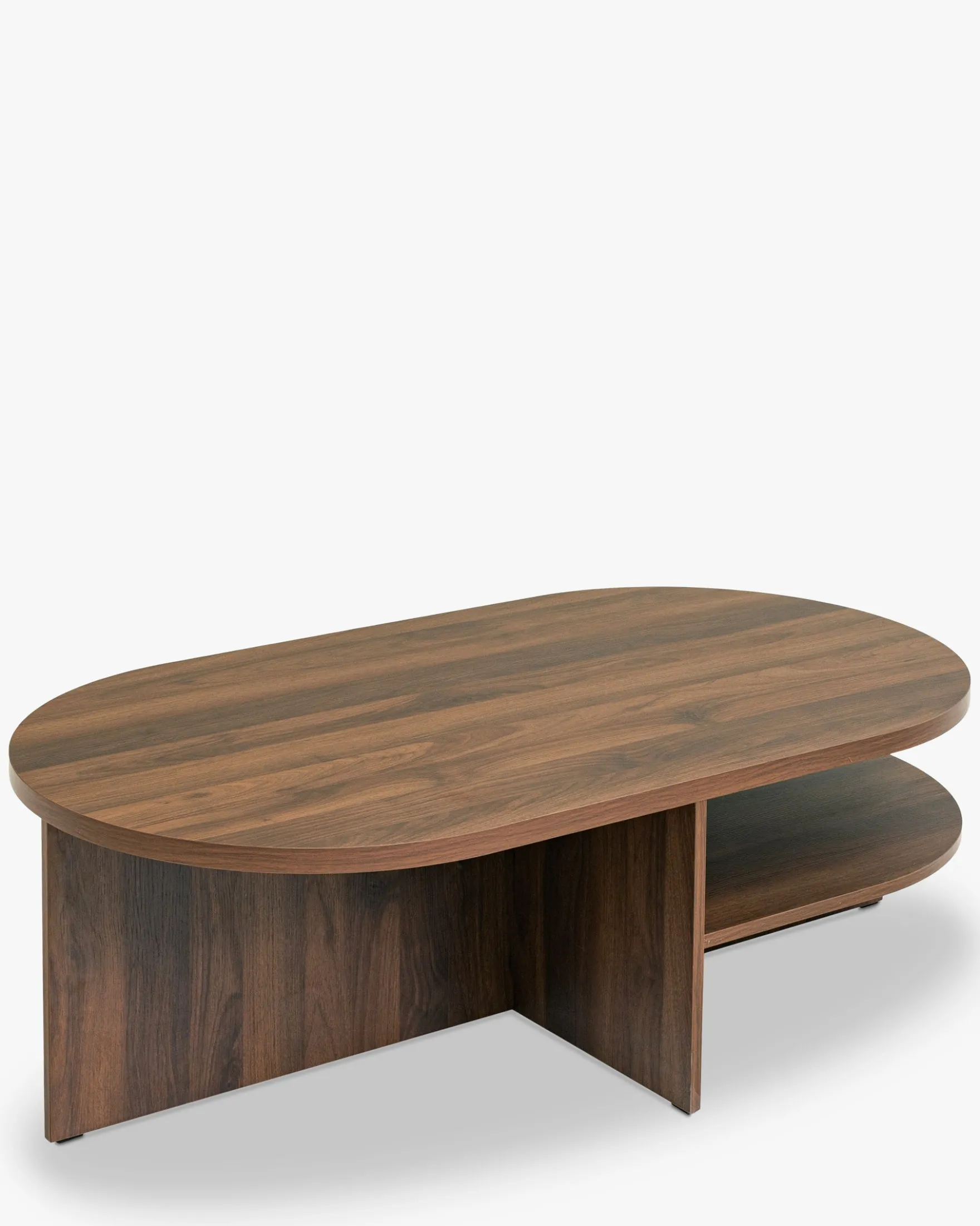 Table basse, Bois noyer, Ø120 Kyoto