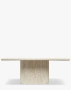 Table basse, Effet travertin glossy, L85 Artemis