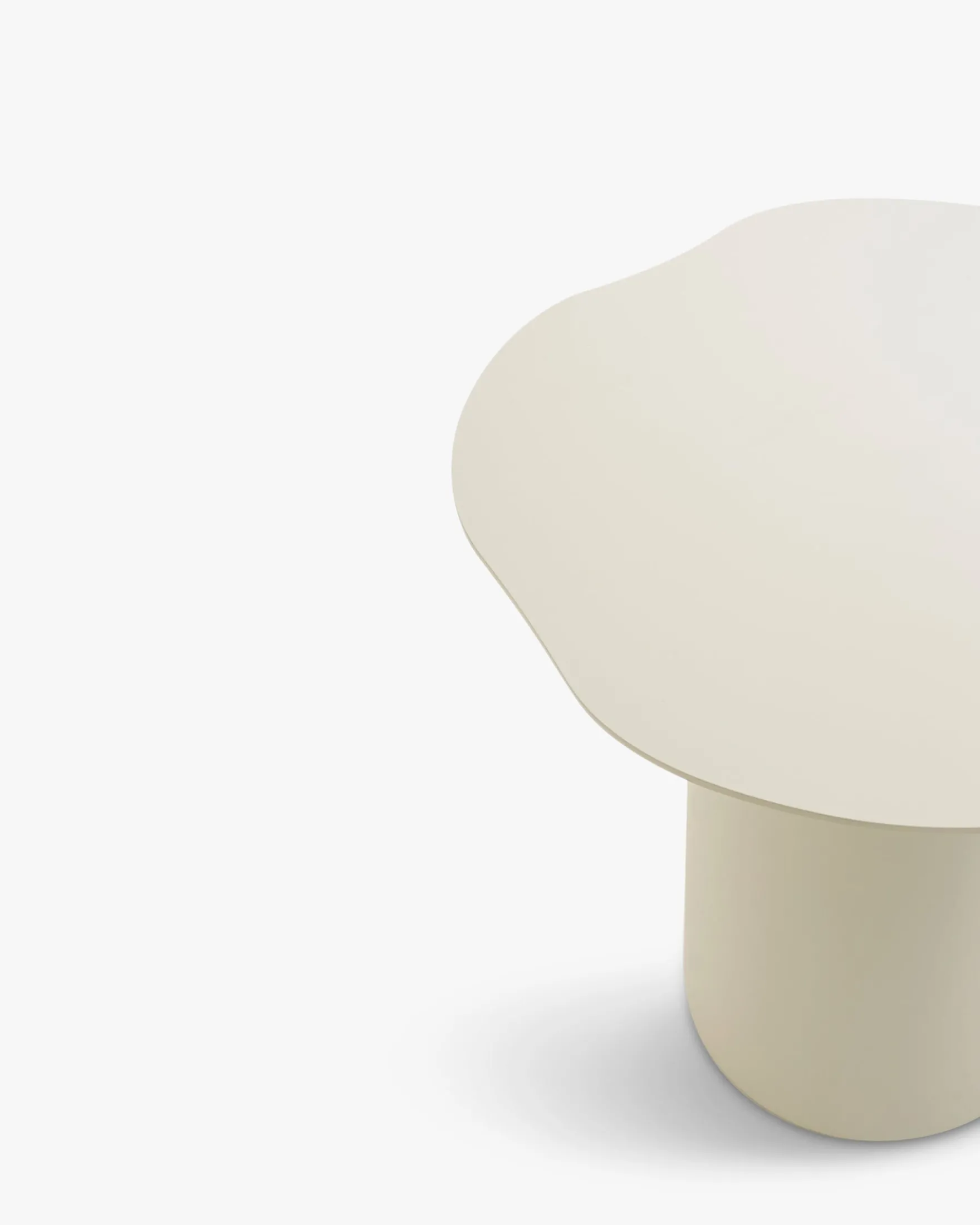 Table d'appoint, Beige argile, H50 Esther