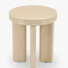 Table d'appoint, Bois beige glossy, H45.5 Mira